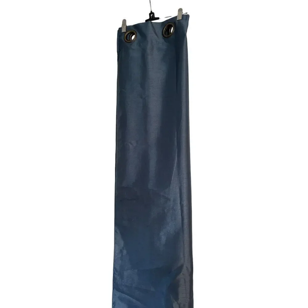 2 Teal Curtain Panels 52” X 84”